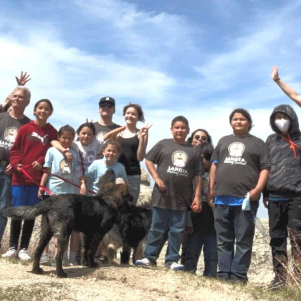 Students at Black Elk Peak